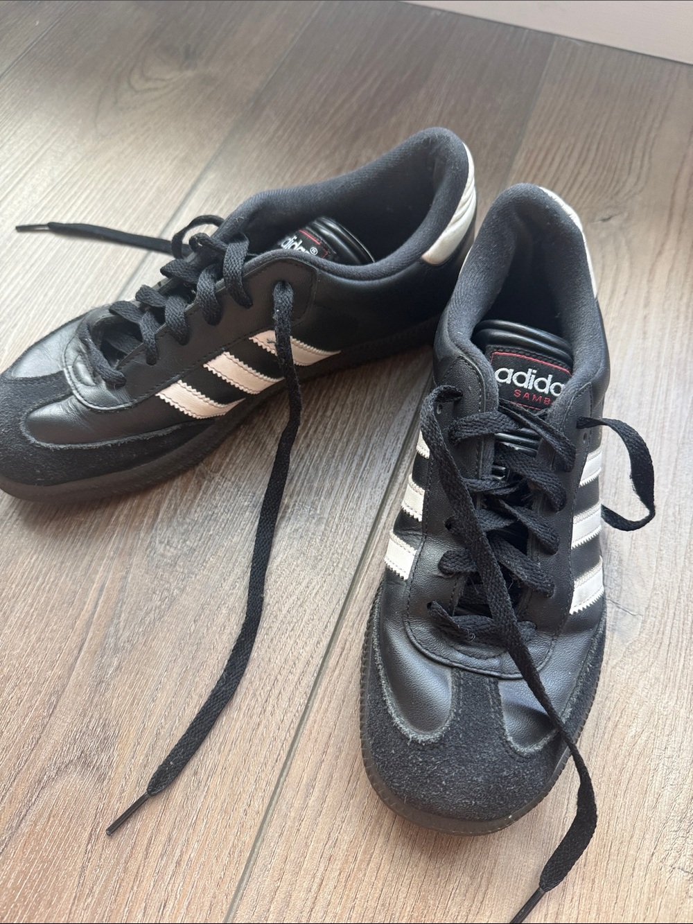 adidas Black and White Men's Samba Sneakers